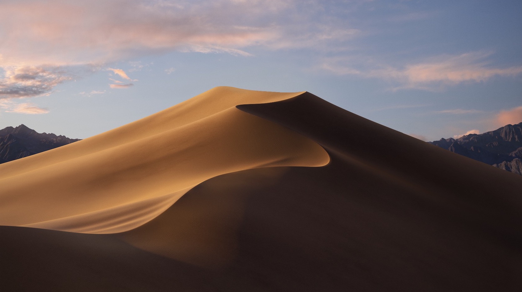 A landscape picture of the mountains and sands of the Mojave dessert